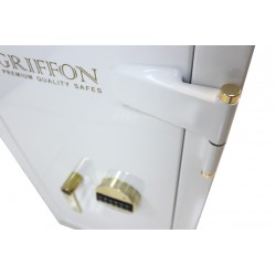 Sejf antywłamaniowy ognioodporny Griffon CLE.II.90.E WHITE GOLDEN LINE Exclusive